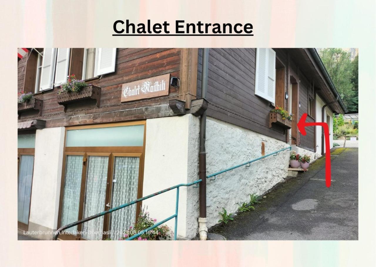 Chalet Maithili Lauterbrunnen -152-Year-Old Majestic Chalet Zewnętrze zdjęcie